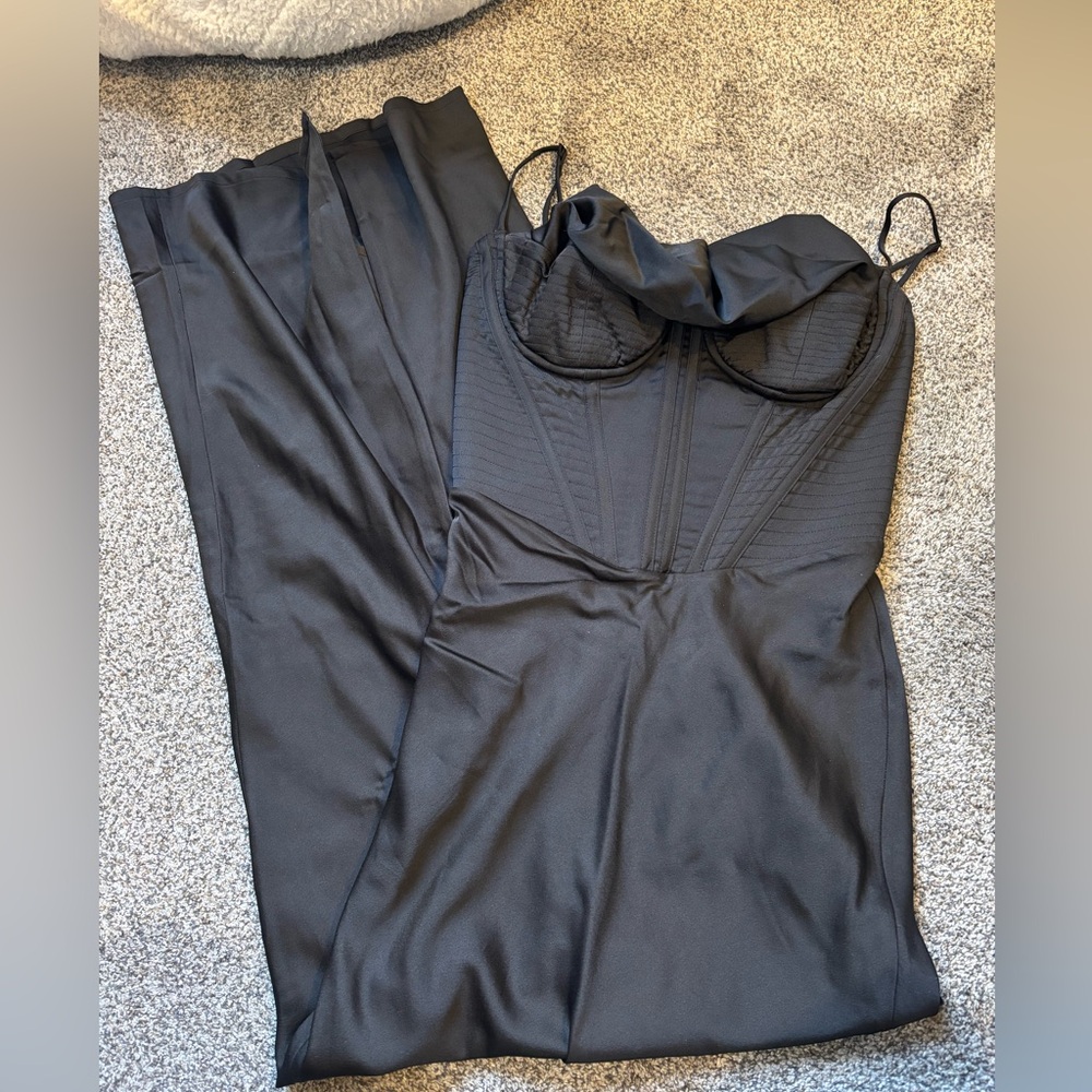 House of CB Black Midi Dress